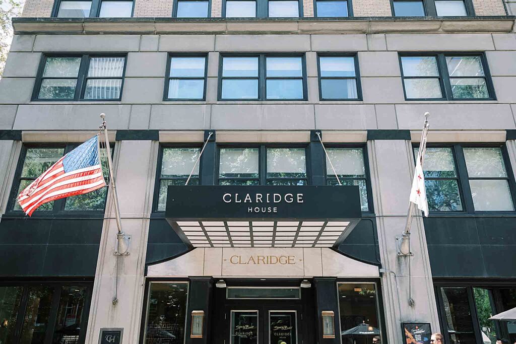 Street view of Claridge House Hotel in Chicago, IL