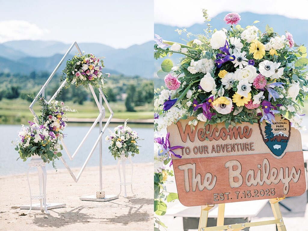 Wedding details at Cheyenne Mountain Resort