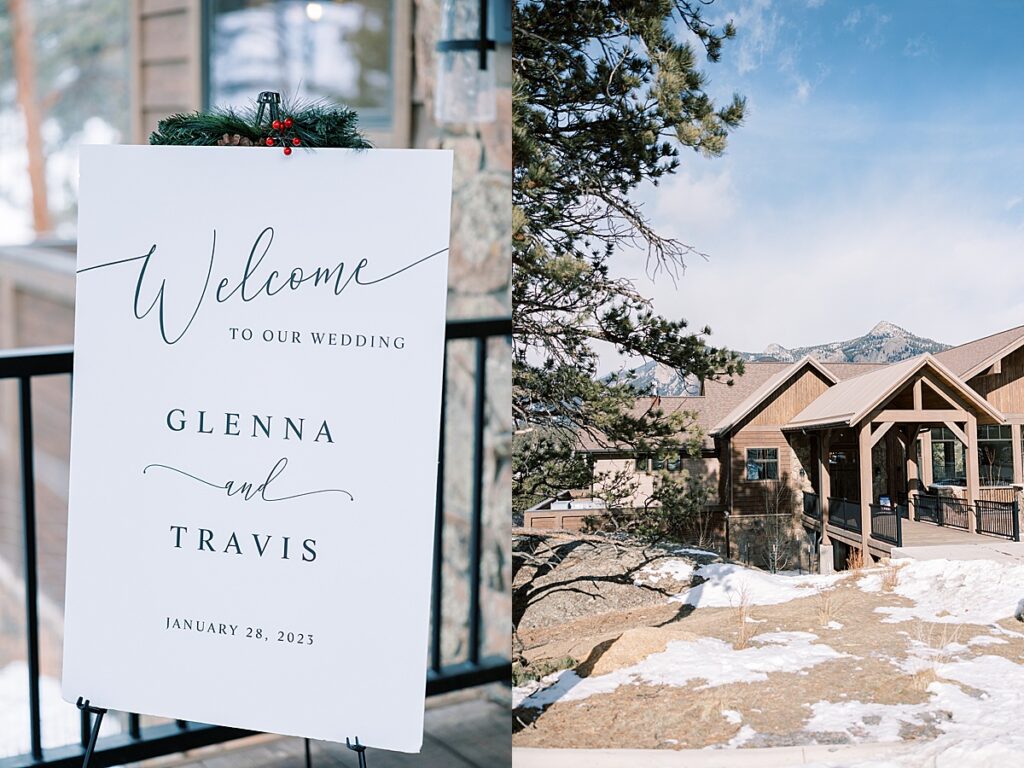 Details from Estes Park Colorado wedding